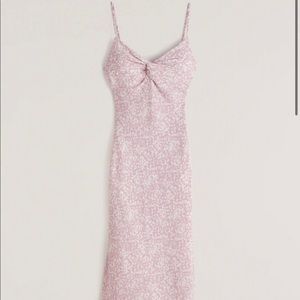 Abercrombie & Fitch Pink Midi Dress